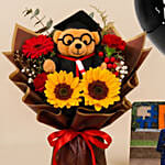 Graduation Jigsaw Puzzle & Flowers