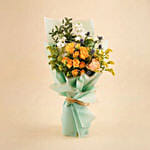 Golden Milestone Yellow Flower Bouquet