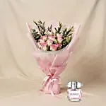Titanic Rose Chamomile Bouquet with Perfume
