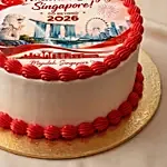 National Day Red Velvet Cake