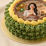 Chocolate Musang King Durian Photo Cake