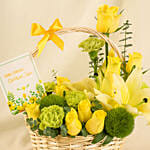 Get Well Soon Flowers Basket