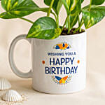 Money Plant In Happy Birthday Mug