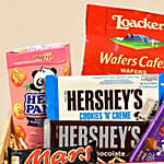 Choco Loaded Wooden Basket
