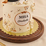 MBA Graduate Themed Chocolate Cake