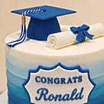 Personalised Graduate Themed Chocolate Cake