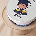 Graduate Themed Chocolate Cake for Him