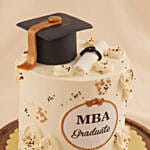 MBA Graduate Themed Chocolate Cake