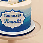 Personalised Graduate Themed Chocolate Cake