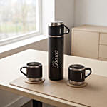 Personalised Vacuum Flask Gift Set for Him