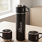 Personalised Vacuum Flask Gift Set for Him