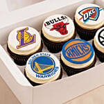 NBA Themed Party Cupcakes