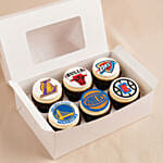 NBA Themed Party Cupcakes