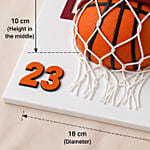Personalized NBA Themed Chocolate Cake