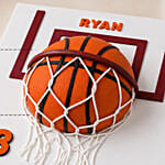 Personalized NBA Themed Chocolate Cake