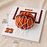 Personalized NBA Themed Chocolate Cake