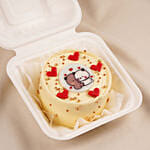 Adorable Hugging Bears Chocolate Bento Cake