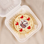 Adorable Hugging Bears Chocolate Bento Cake