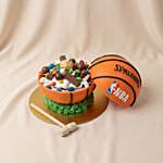 Fun & Interactive NBA Basketball Pinata Chocolate Cake