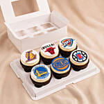 NBA Themed Party Cupcakes