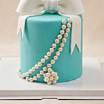 Elegant Tiffany & Co. Themed Chocolate Cake