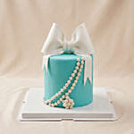 Elegant Tiffany & Co. Themed Chocolate Cake