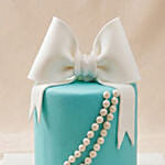 Elegant Tiffany & Co. Themed Chocolate Cake