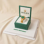 Luxurious ROLEX Themed Designer Chocolate Cake