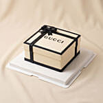 Gucci Gift Box Themed Chocolate Cake