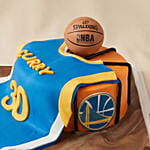NBA Basketball Jersey Themed Chocolate Cake