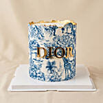 DIOR Luxury Themed Chocolate Cake