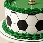 Classic Football Pitch & Soccer Ball Chocolate Cake