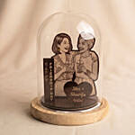 Personalised Friendship Day Glass Dome Keepsake