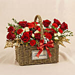 Romantic Rose Basket