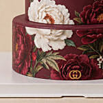 Elegant Gucci Themed Multi Tiered Chocolate Cake