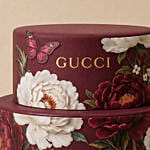 Elegant Gucci Themed Multi Tiered Chocolate Cake