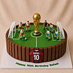 Football Champion Chocolate Birthday Cake