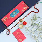 Traditional Meenakari Charm Rakhi