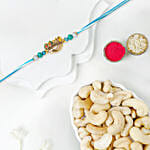 Divine Krishna Flute Rakhi with Cashews