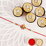 Prosperity Tortoise Rakhi with Ferrero Rochers