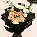 Graduation Bouquet with Teddy & Balloon Surprise