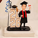 Graduation 2026 Caricature for Him & Flowers