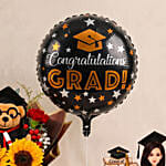 Graduation 2026 Caricature for Her & Flowers