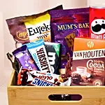 Exotic Chocolates In Brown Willow Basket