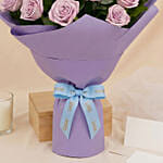 Bunch Of 20 Purple Roses