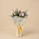 Lovely Pink Tulips Bouquet