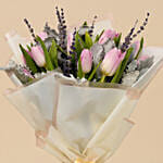 Lovely Pink Tulips Bouquet