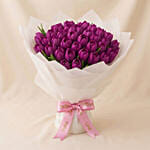 Purple Tulip Grand Bouquet