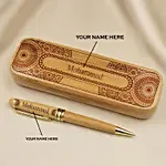 Engraved Wooden Pen