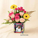 Squid Squad Personalised Flower Vase Arrangement